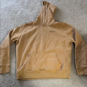 Hollister Men's Camel Hoodie